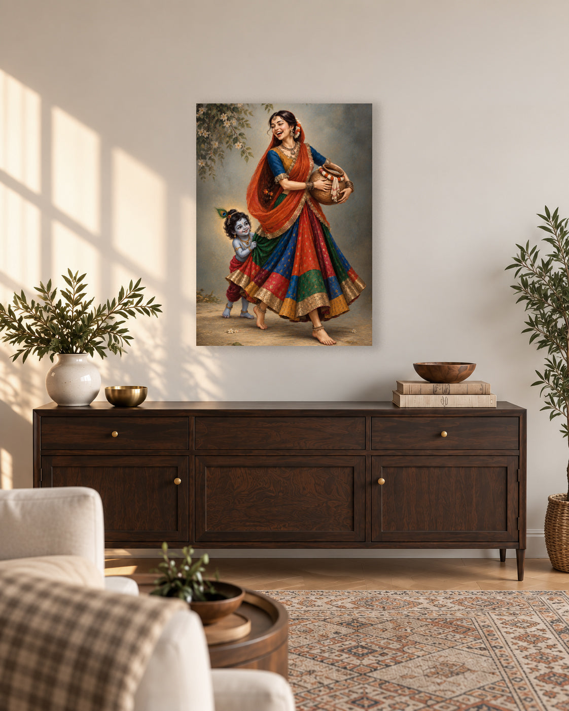 Her Little Mischief Maker - Art Print 18x24 In