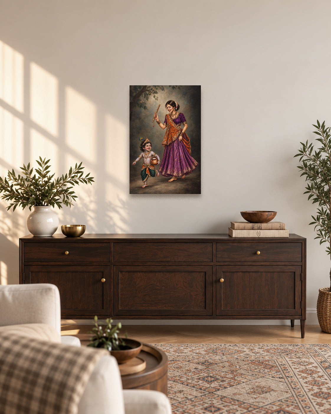 The Makhan Chase - Fine Art Print A4