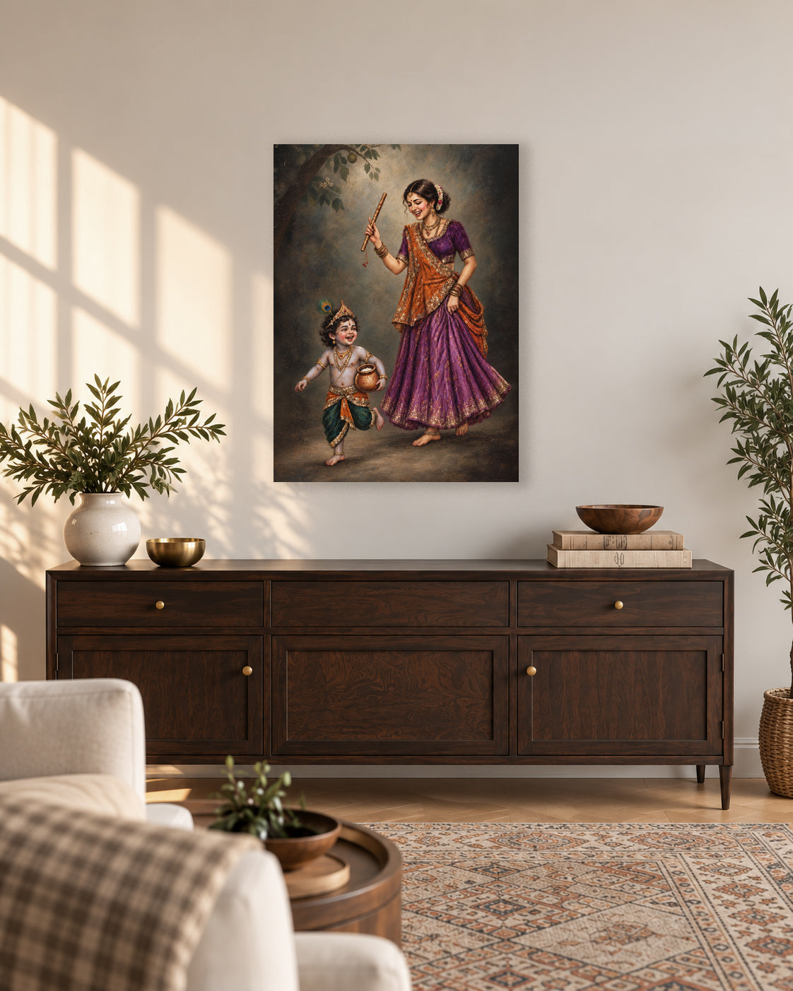 The Makhan Chase - Art Print 18x24 In