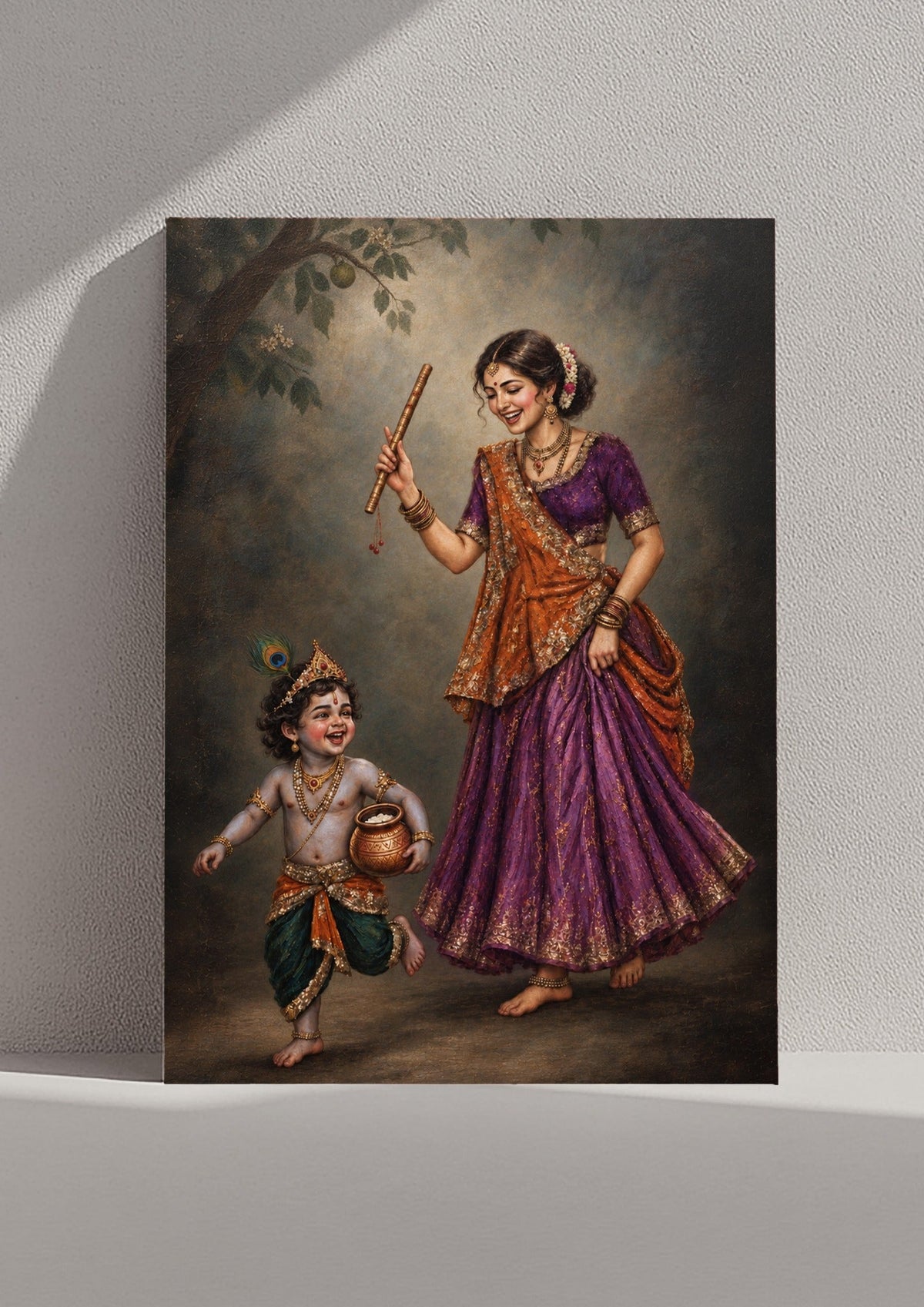 The Makhan Chase unframed poster against a neutral wall